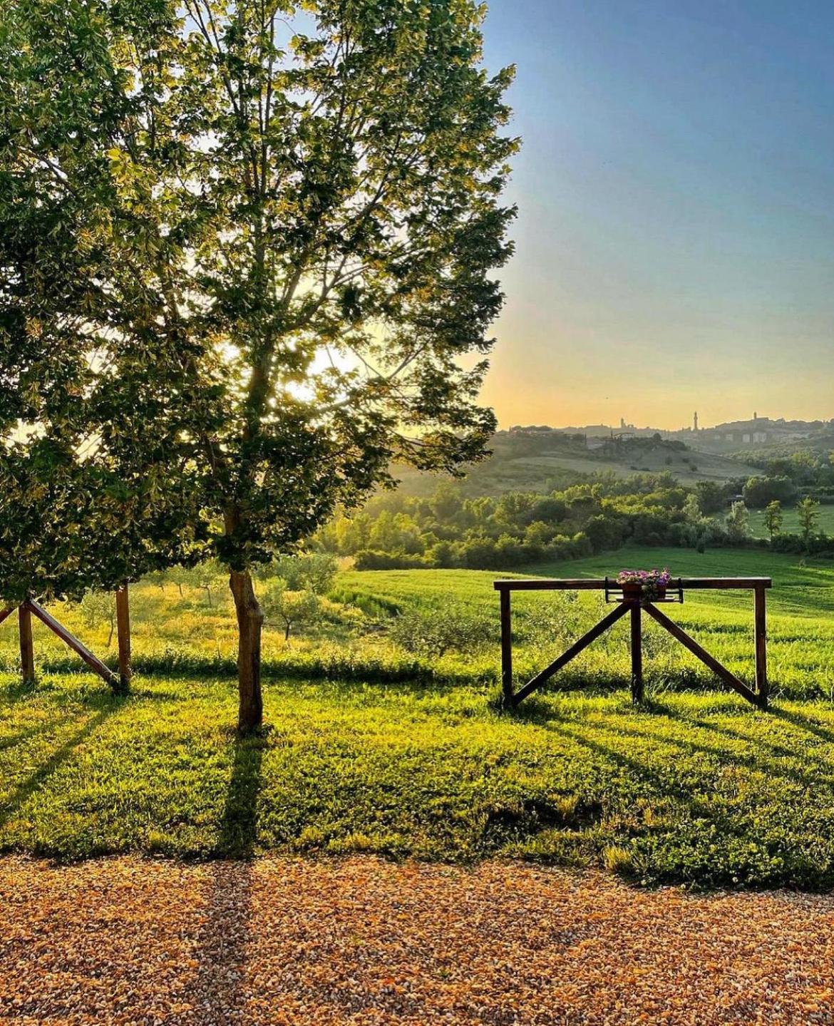 Agriturismo La Corte Del Sole Siena Exteriör bild